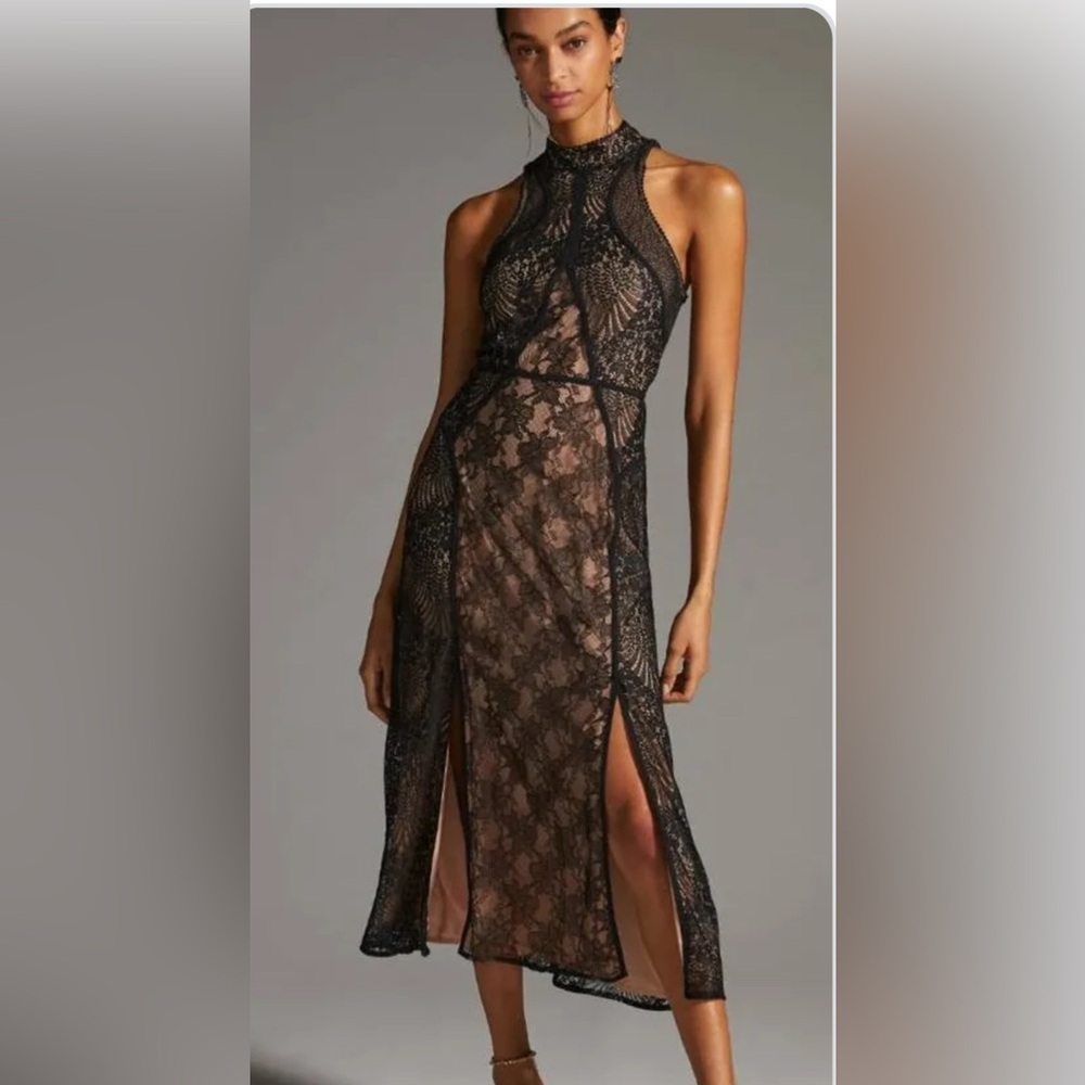 Anthropology lace dress
